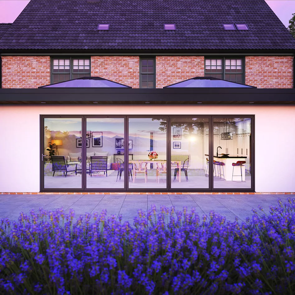 Korniche 4 Pane Bifold Door - Image 4