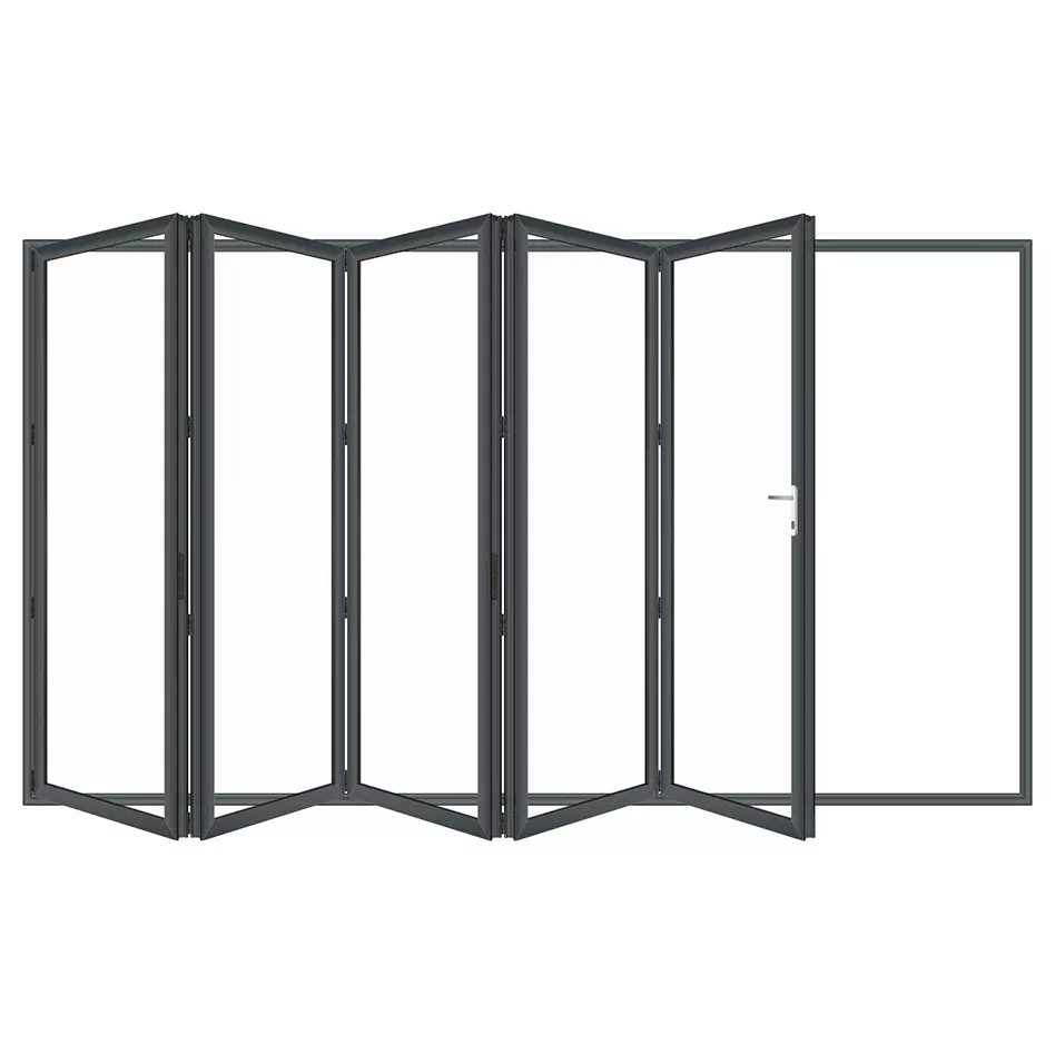 6 Pane Aluminium Bifold Door