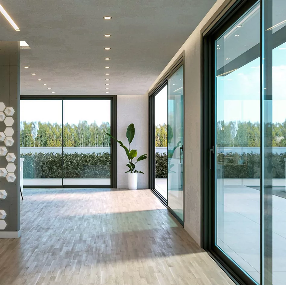 Aluminium Sliding Door 4 Sash - Image 2