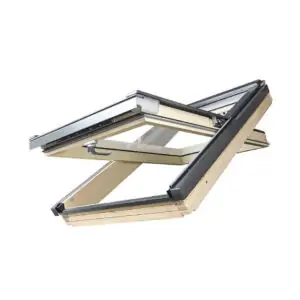FAKRO Natural Pine Centre Pivot Roof Window (FTP-V)