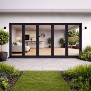 5 Pane Alunet Bifold Door