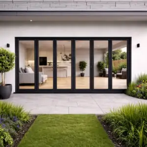 6 Pane Alunet Bifold Door
