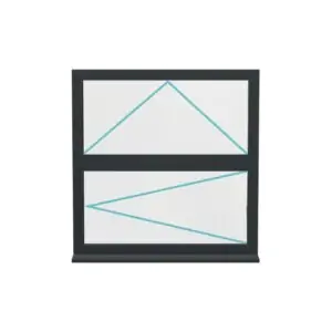 Aluminium Casement Window (Style 11)