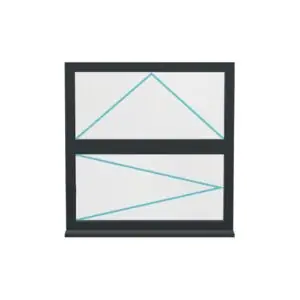 Aluminium Casement Window (Style 12)