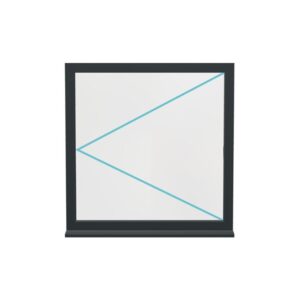 Aluminium Casement Window (Style 3)