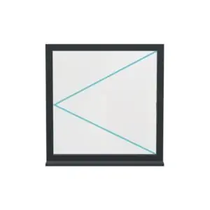 Aluminium Casement Window (Style 3)