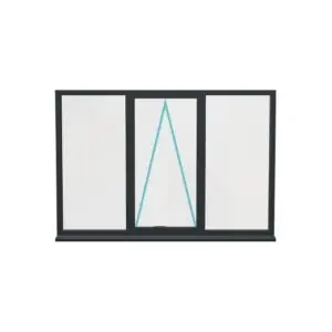 Aluminium Flush Window (Style 36)