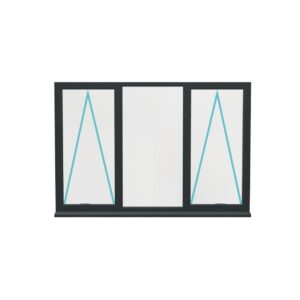 Aluminium Flush Window (Style 37)