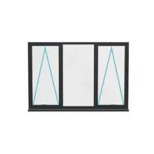 Aluminium Flush Window (Style 37)