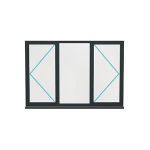 Aluminium Flush Window (Style 38)
