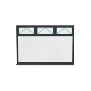 Aluminium Flush Window (Style 41)