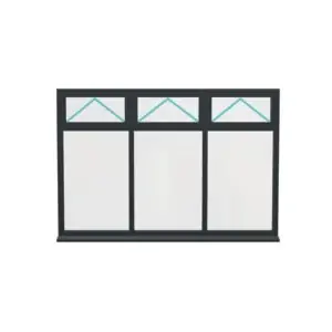 Aluminium Flush Window (Style 44)