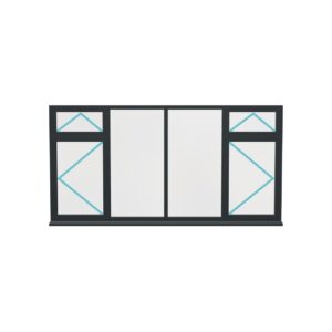 Aluminium Casement Window (Style 50)