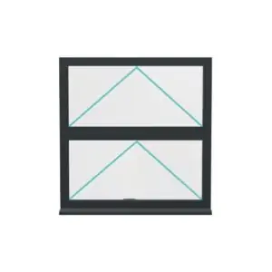 Aluminium Flush Window (Style 8)