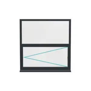 Aluminium Flush Window (Style 9)