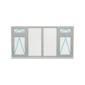 uPVC Casement Window (Style 55)