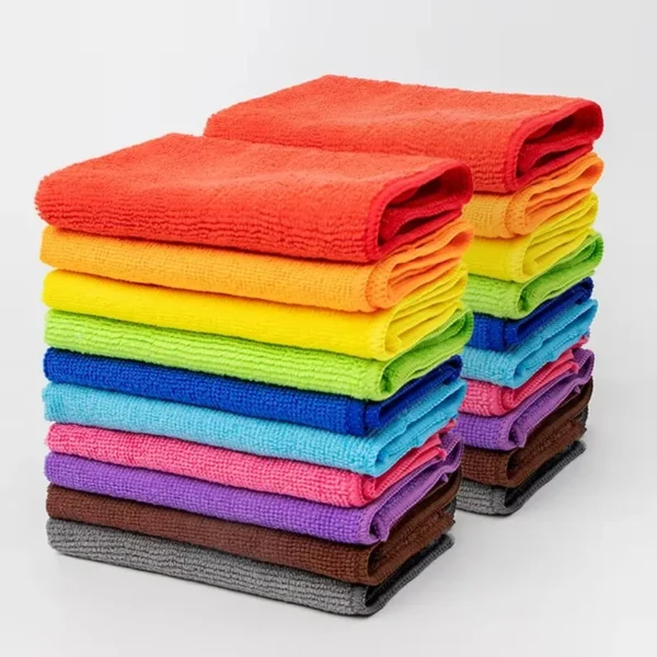 10 PCS Microfiber Cleaning Cloth Multi-Purpose Multifunctional Cleaning Cloth 2