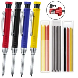 2.8mm Solid Carpenter Pencil Mechanical Pencil with Built-in Sharpener 1