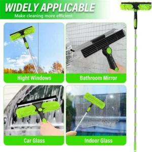 4.5m Telescopic Extendable Window Cleaner Equipment Glass Cleaning Squeegee 2