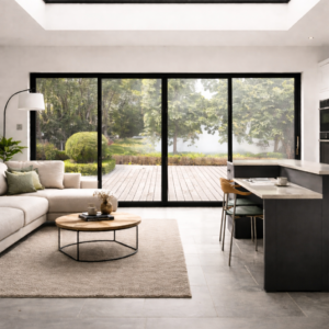 Alunet 4 Pane Sliding Door