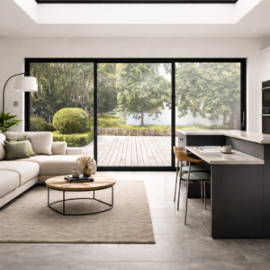 Alunet 3 Pane Sliding Door