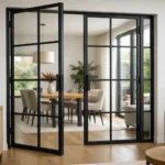 Internal steel look doors for modern homes