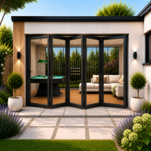 Aluminium 5 Pane Bifold Door